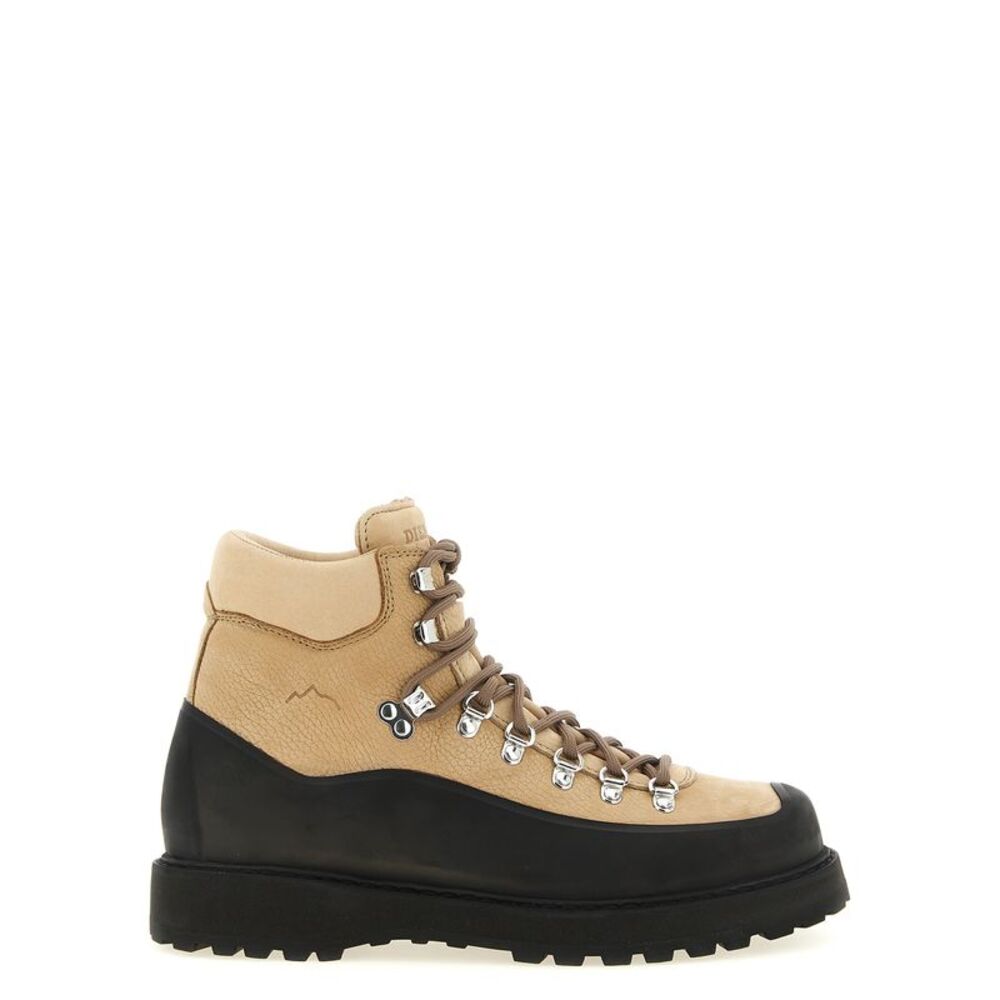 Diemme Beige Cowhide Ankle Men's Boots